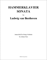 Hammerklavier Sonata Orchestra sheet music cover